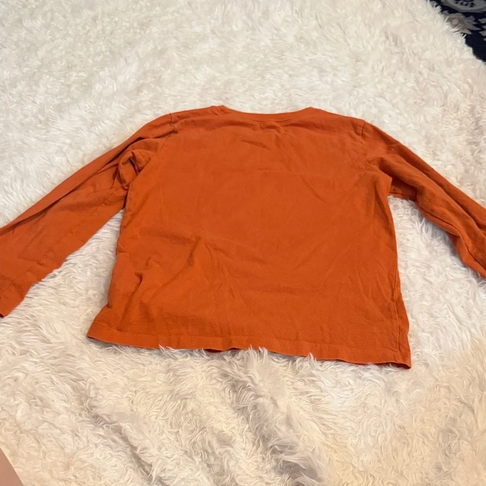 OshKosh B'gosh Orange Long Sleeve Tee with Graphic‎